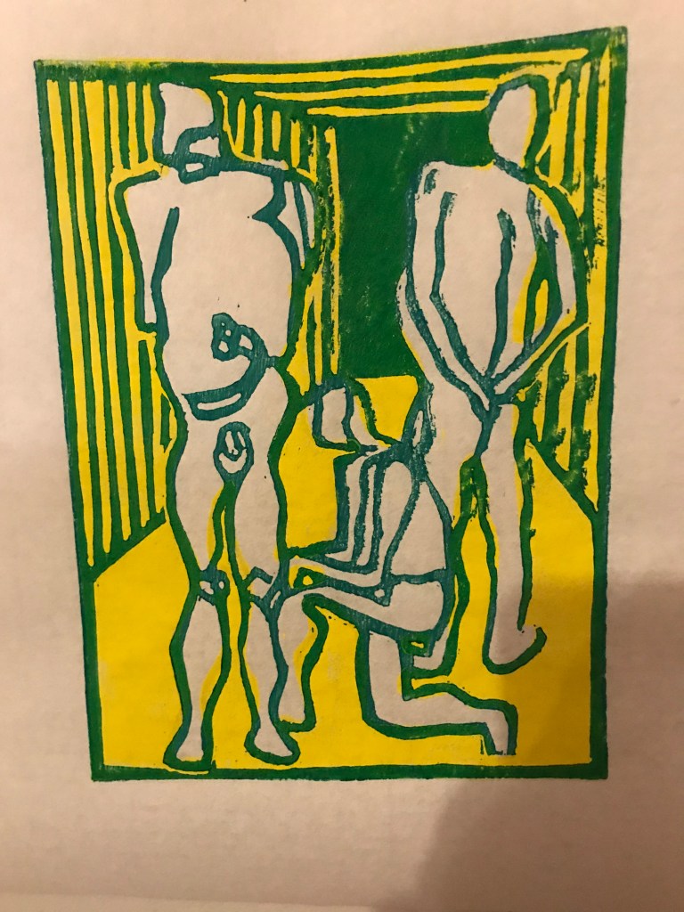 Deepth
Linoleumtryck 2 färger