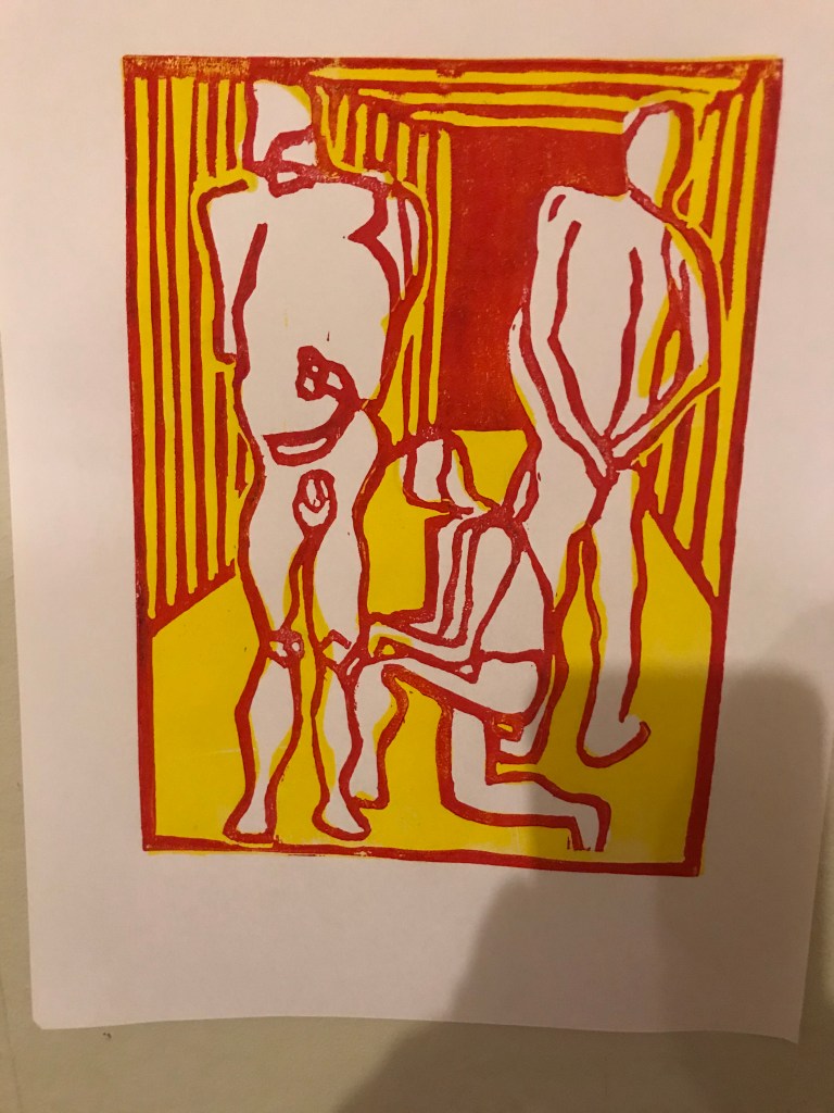 Deepth
Linoleumtryck 2 färger