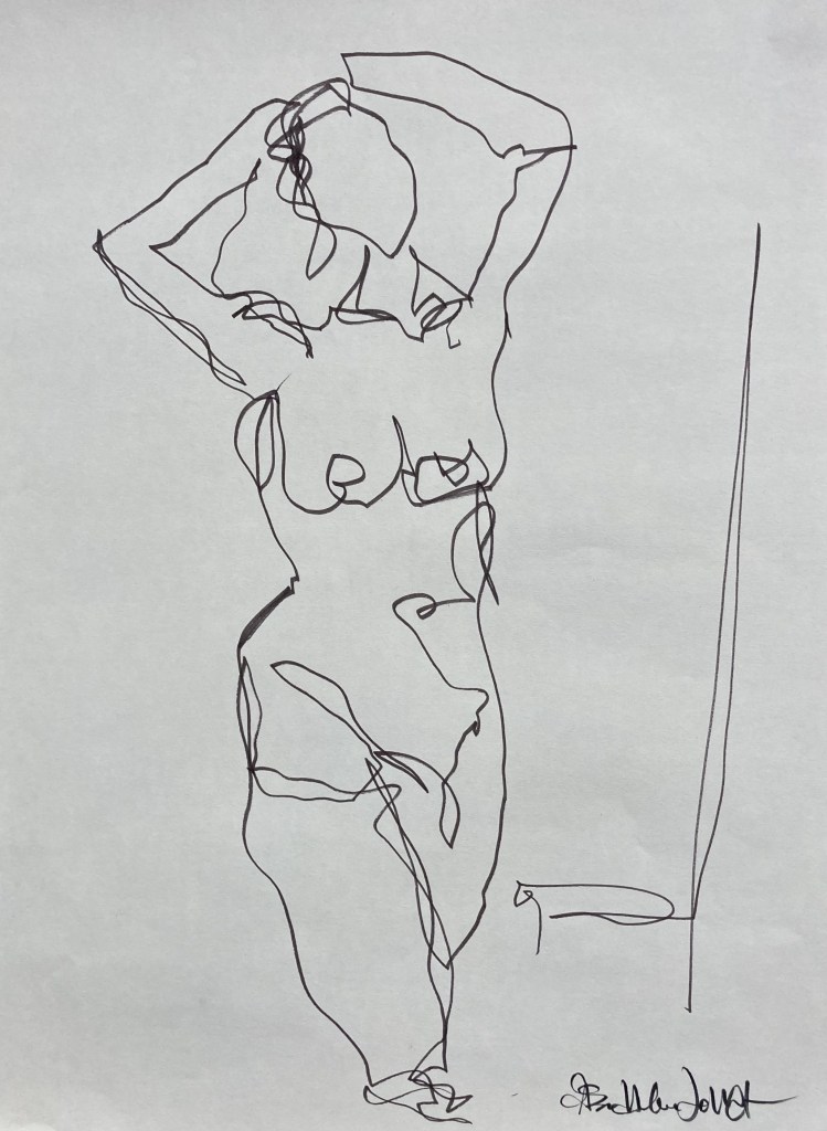 Kroki med tuschpenna
SÅLD